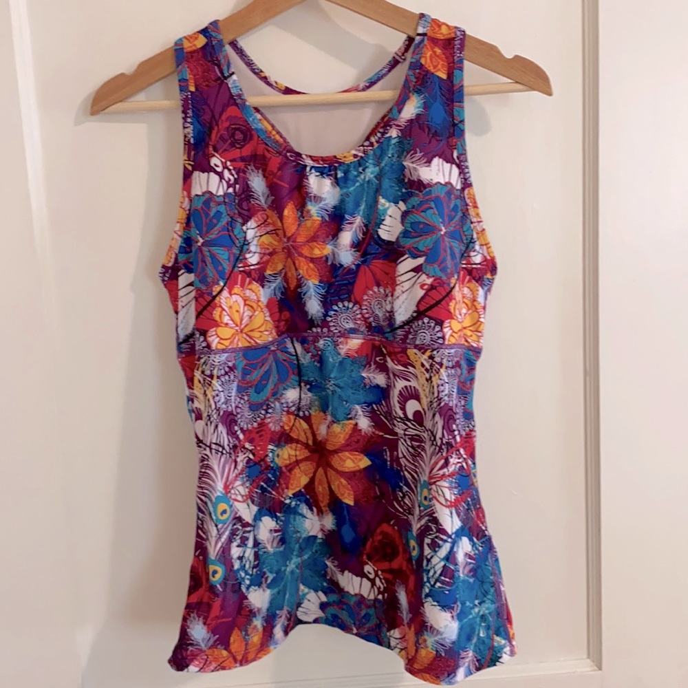 Skirt Sports workout tank with built in shelf bra